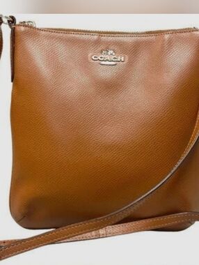 Coach Tan Leather Crossbody Bag